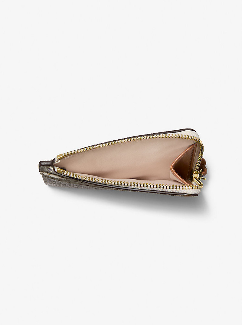 MICHAEL KORS Jet Set Small Signature Logo Card Case Wristlet outlook