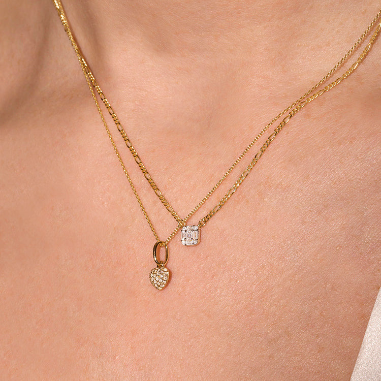 Tiny Shield of Strength Necklace - 7