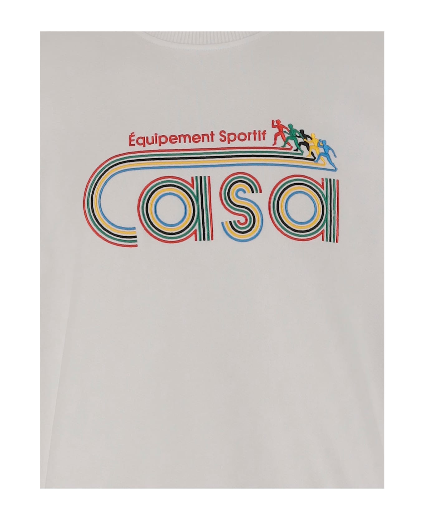 White Cotton Equipement Sportif Sweater - 3