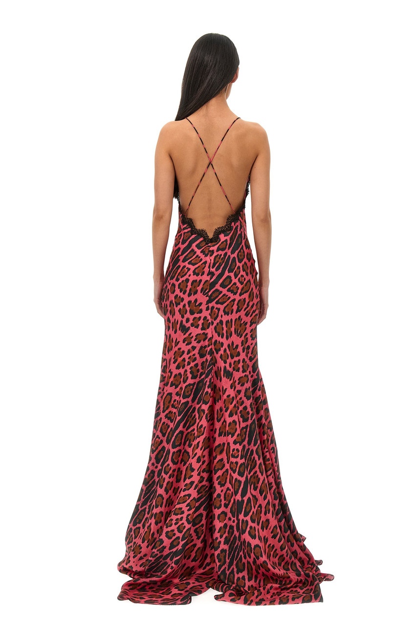 Sleeveless Silk -Twill Gown - 2