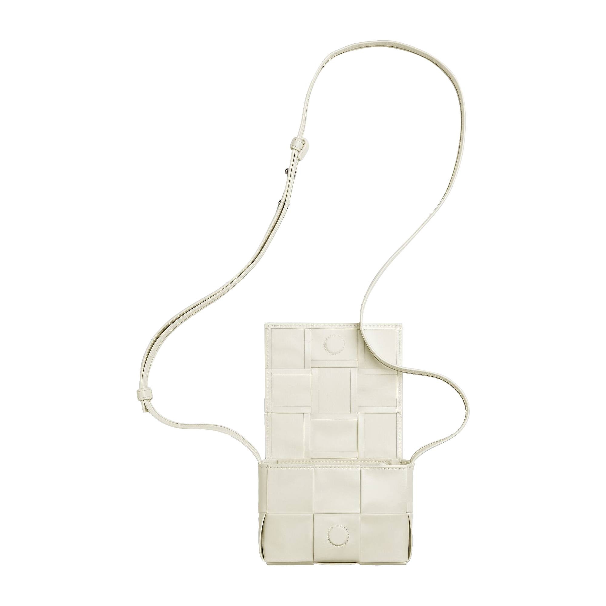 Bottega Veneta Mini Cassette Bag 'White/Silver' - 2