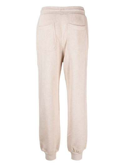 ULLA JOHNSON Rory mÃ©lange drawstring track pants outlook