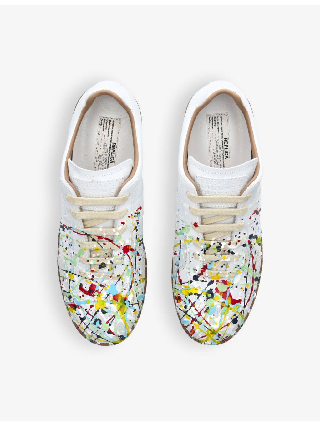 Replica Painter leather low-top trainers - 2