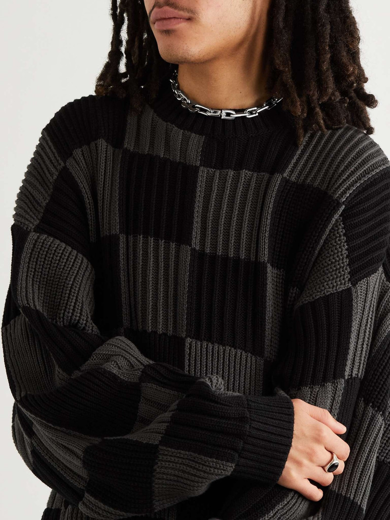 BALENCIAGA Silver-Tone Chain Necklace outlook