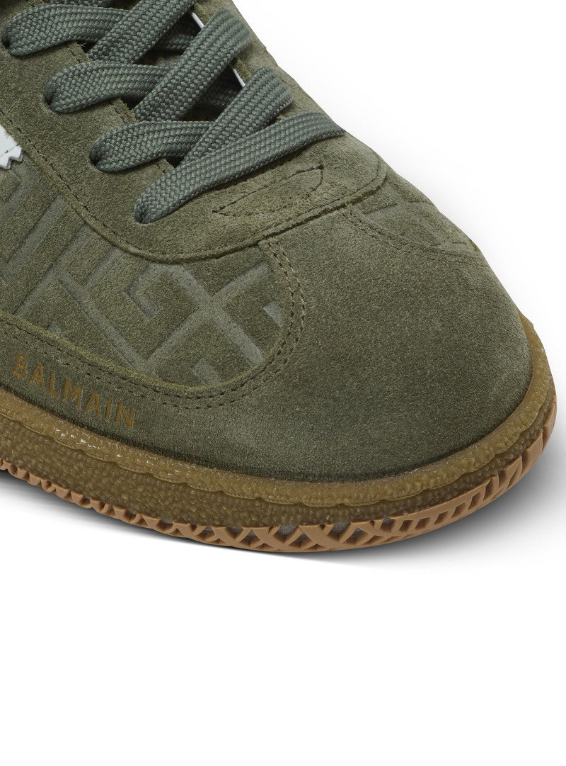 Suede Balmain Swan trainers 7