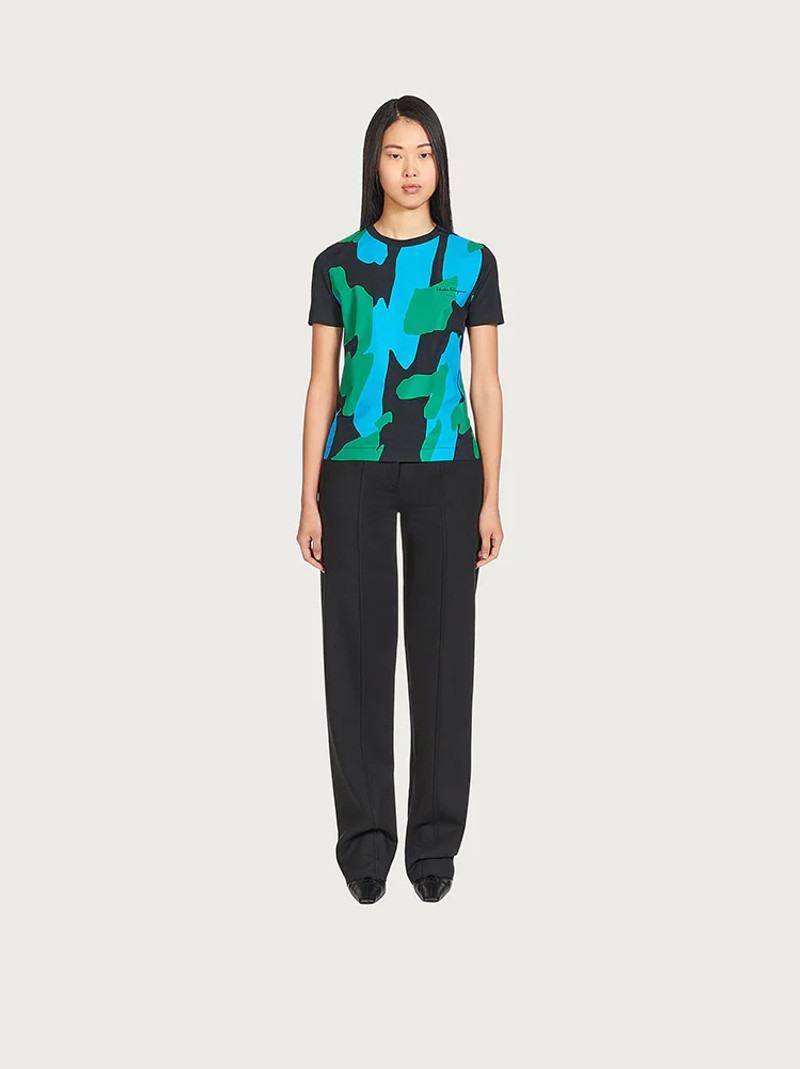 FERRAGAMO TECHNICAL WOOL TROUSERS outlook