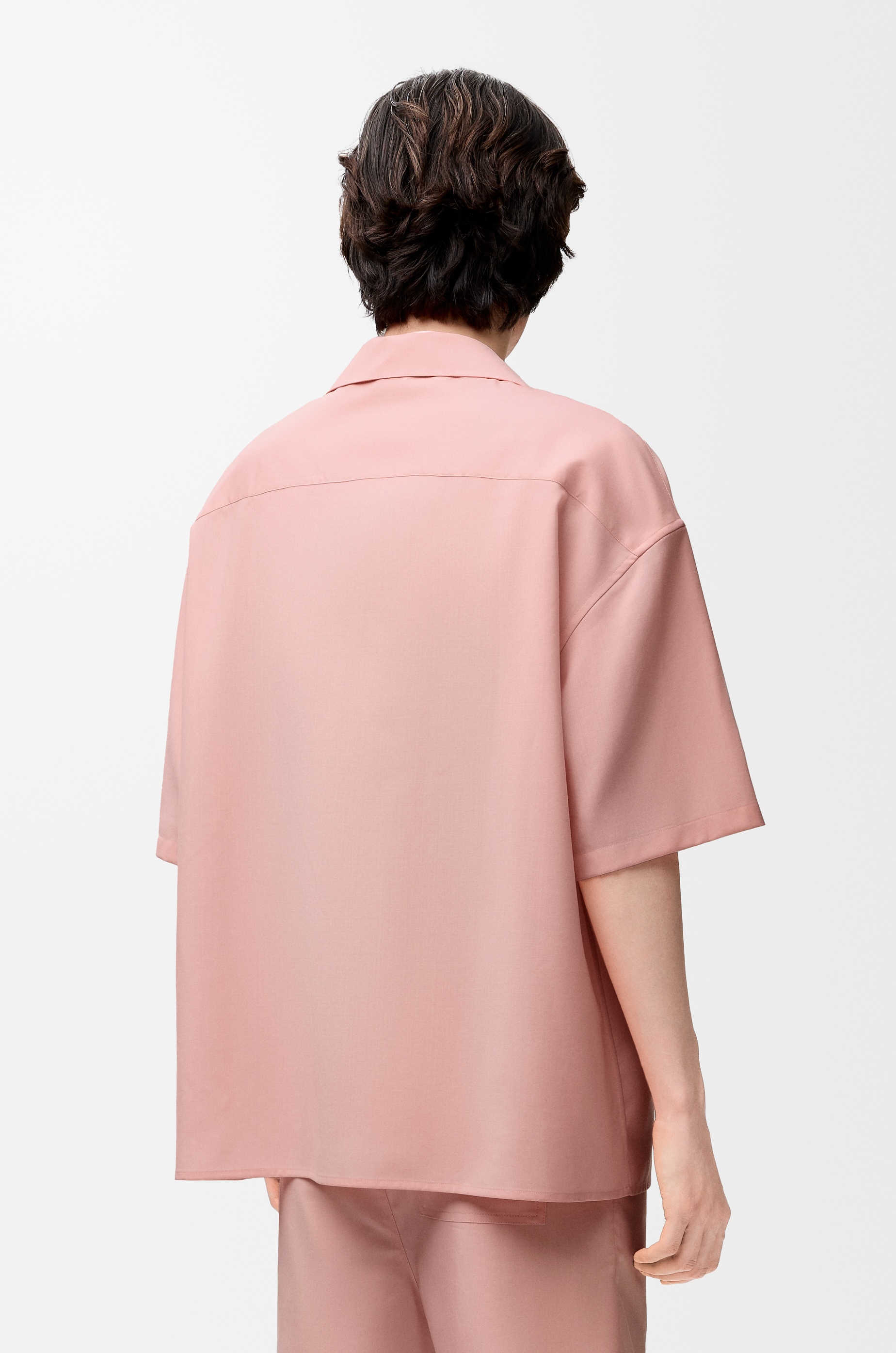 Short sleeve shirt in wool - 4