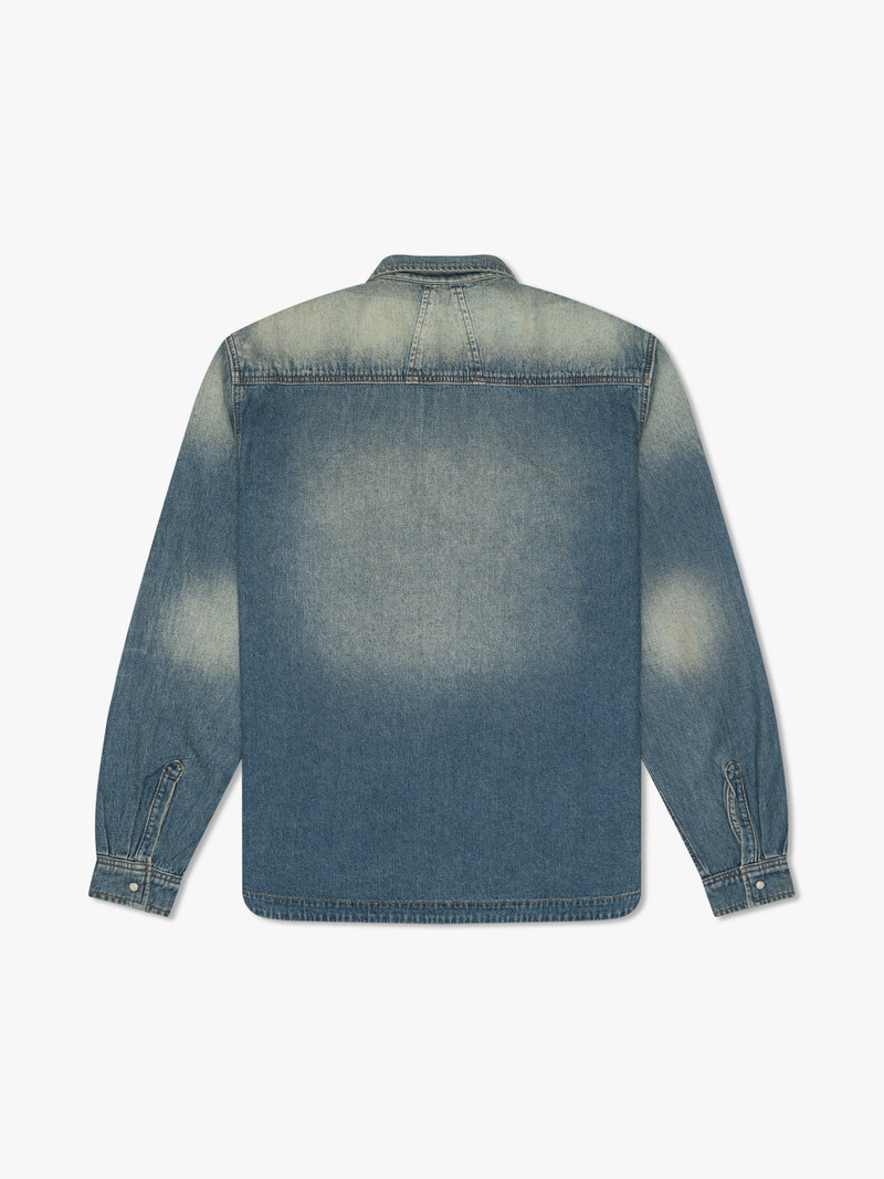 Rhude DENIM TRACK SHIRT outlook