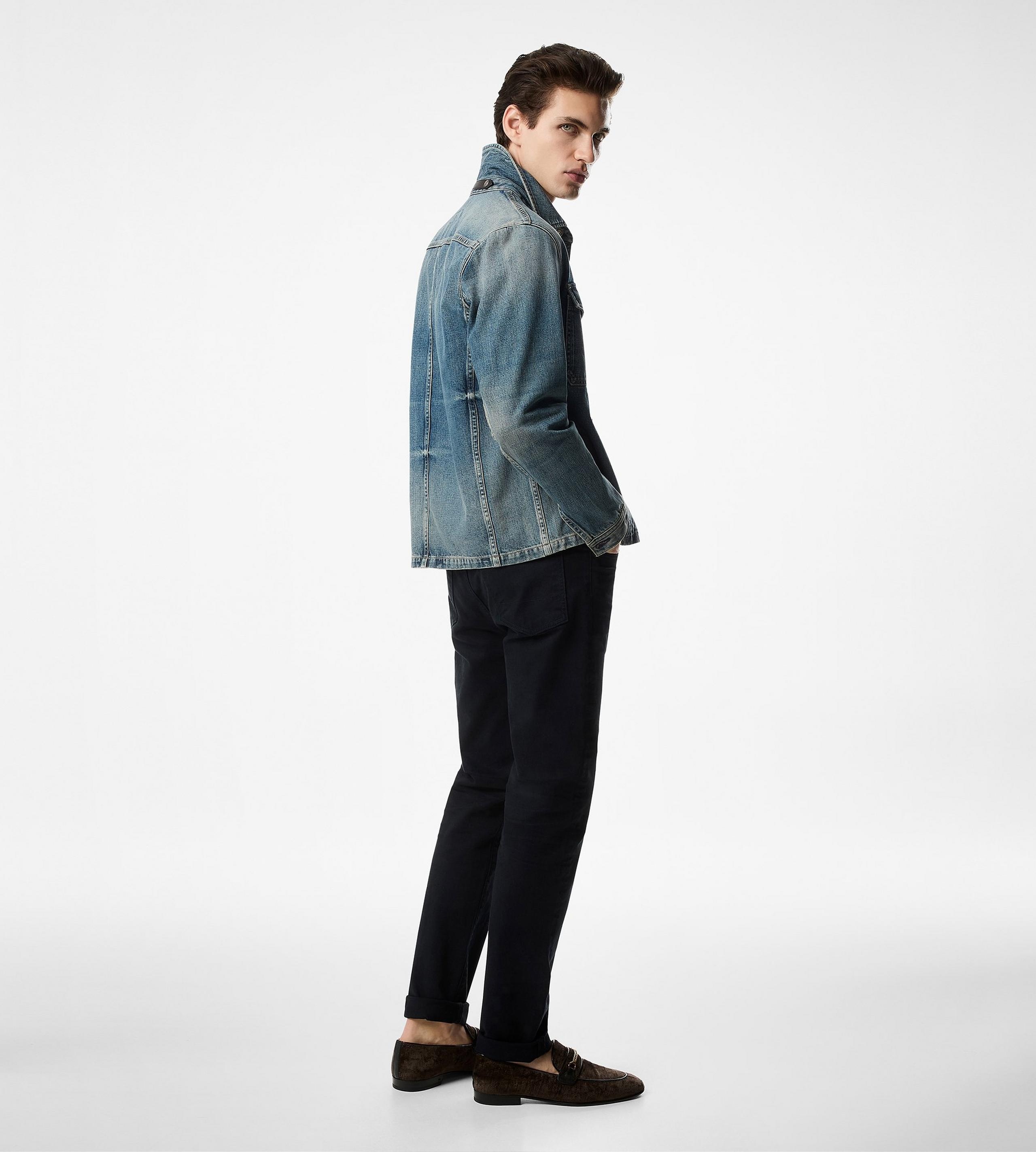 DENIM SHIRT JACKET - 4