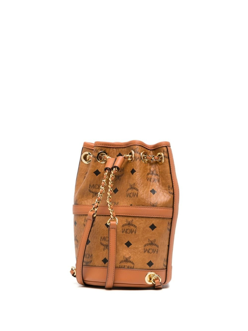mini Aren chain leather backpack 3