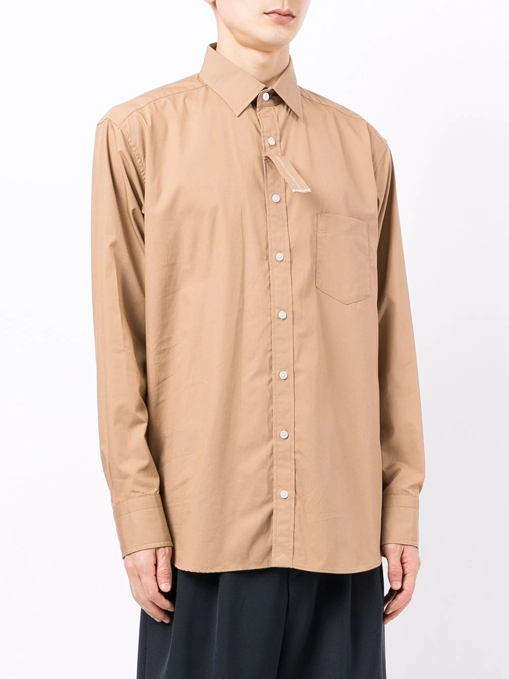 button-down oversized shirt - 3