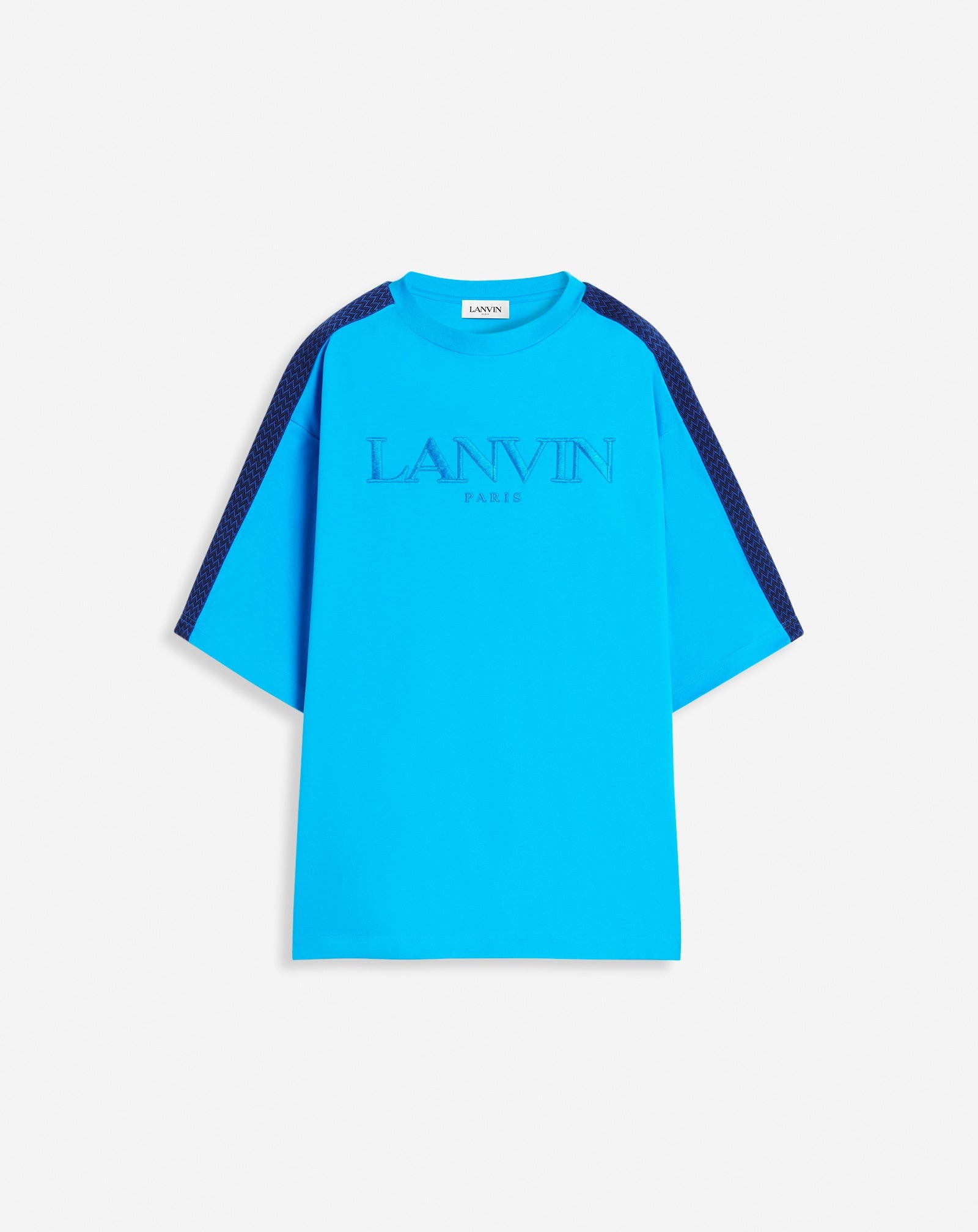 CURB SIDE LANVIN EMBROIDERED LOOSE-FITTING T-SHIRT - 1