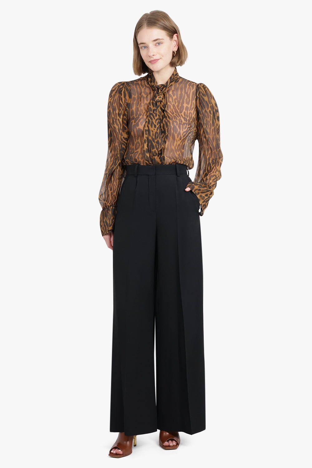 CADY PALAZZO PANTS | BLACK - 2