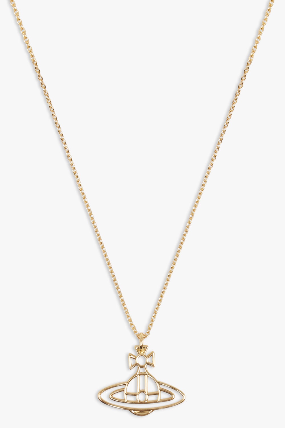THIN LINES FLAT ORB PENDANT | GOLD - 1