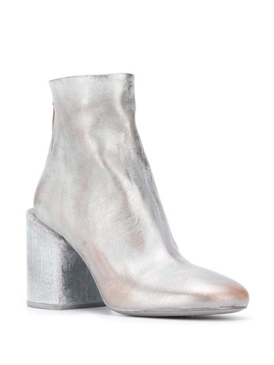 Marsèll distressed metallic-effect ankle boots outlook