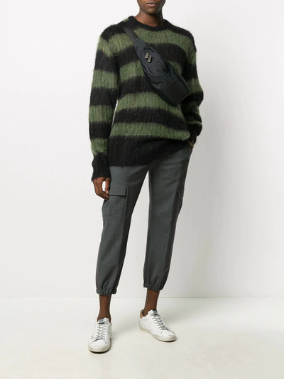 Golden Goose striped mohair-blend jumper outlook