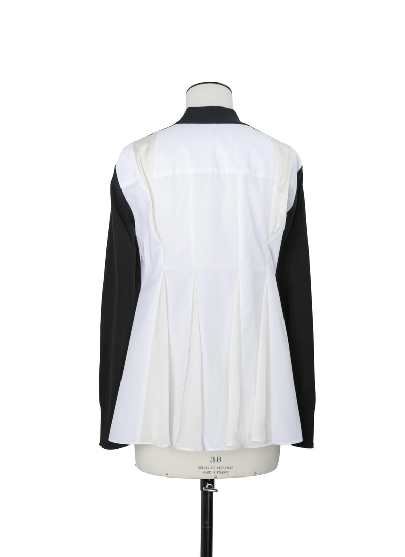 Poplin x Cotton Knit Cardigan 4