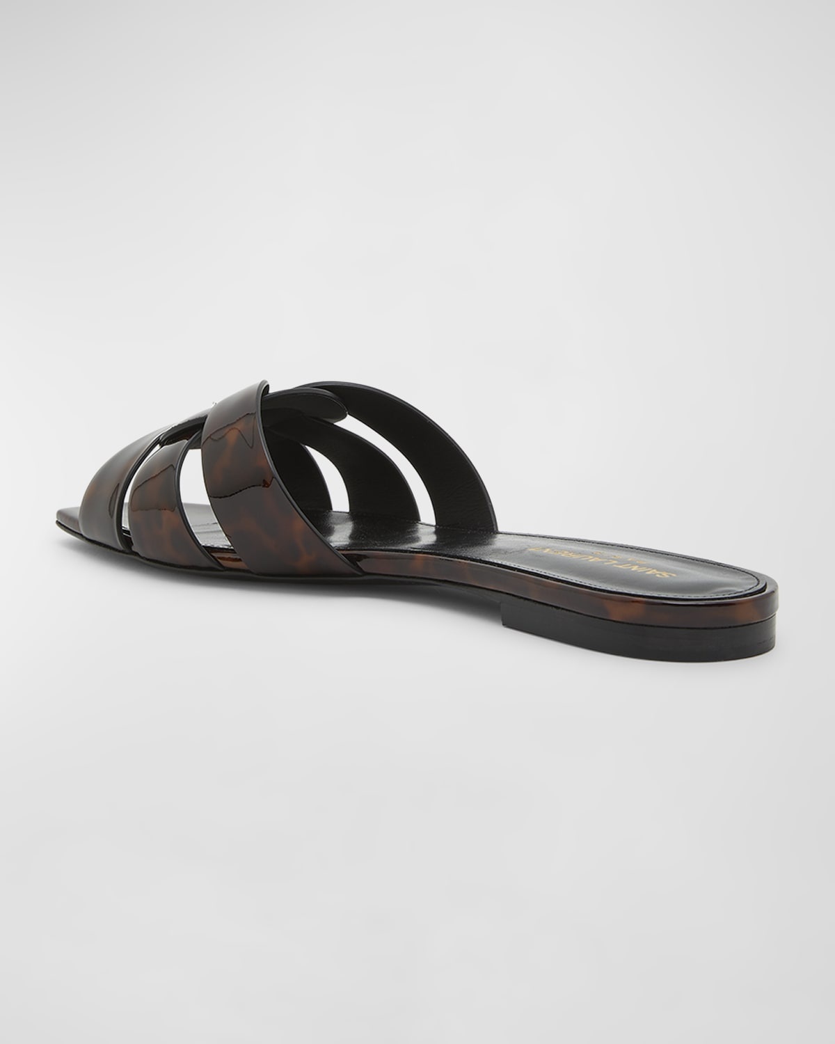 Tribute Tortoise Shell Flat Slide Sandals - 3