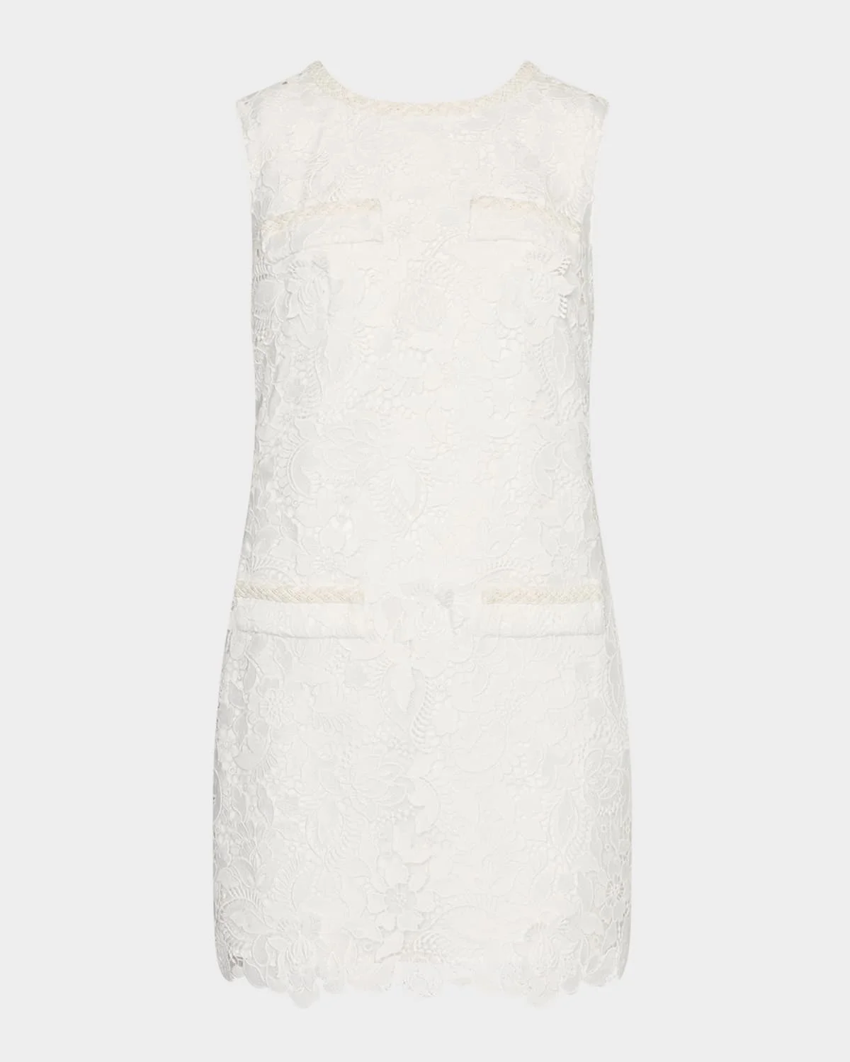 3D Garden Lace Mini Dress - 1