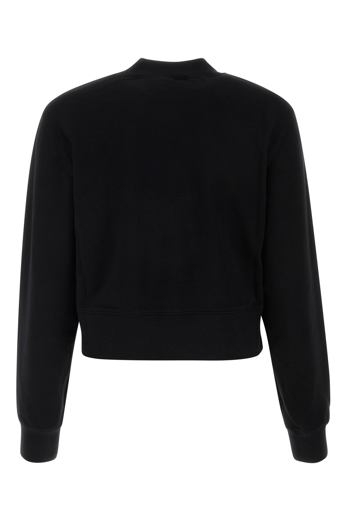 Black cotton sweatshirt - 2