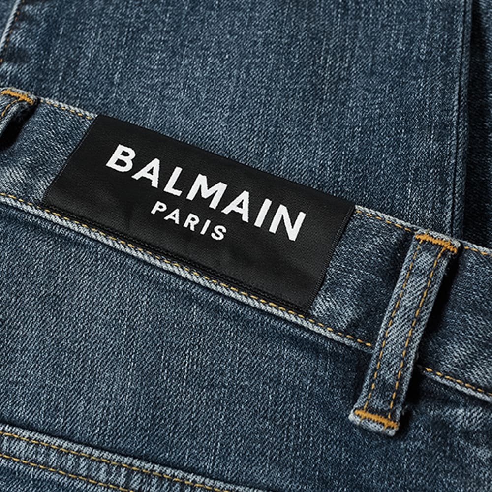 Balmain Vintage Used Slim Jean - 4