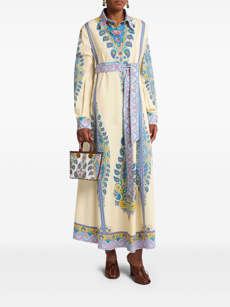 Etro paisley-print shirt dress outlook