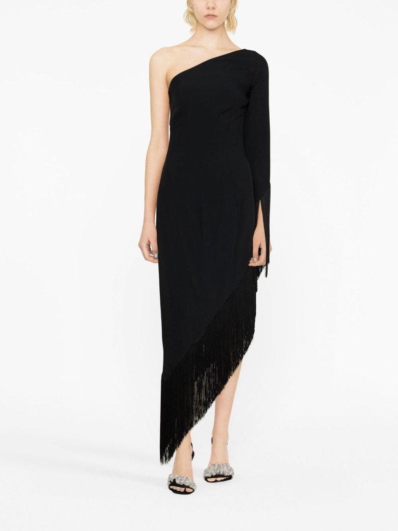 Taller Marmo Aventador fringe-trim dress outlook
