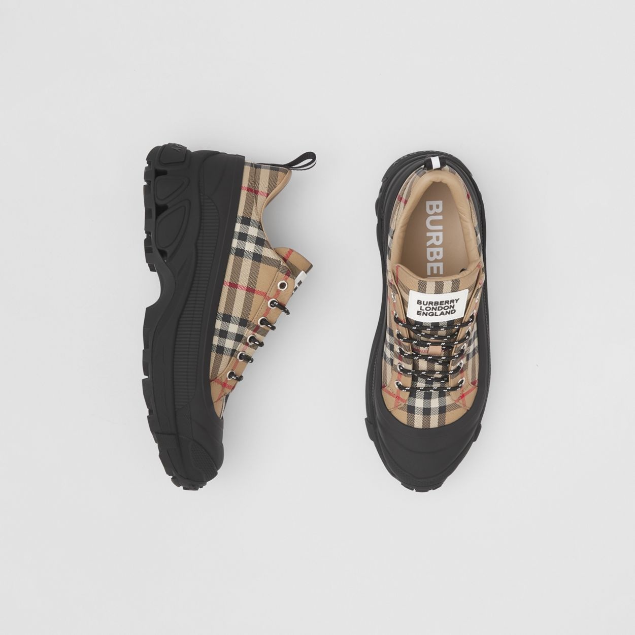 Vintage Check Cotton Arthur Sneakers - 6
