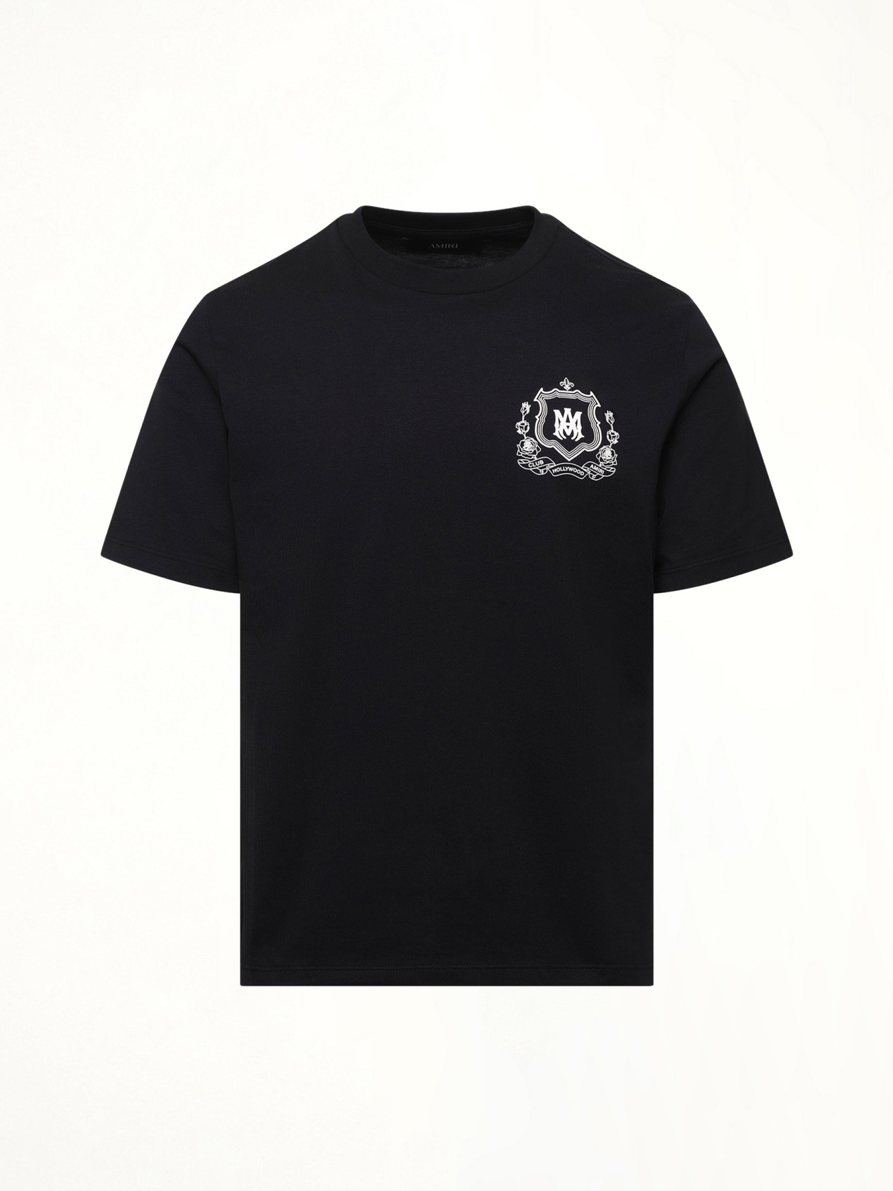 MA Crest Tee in Black - 2