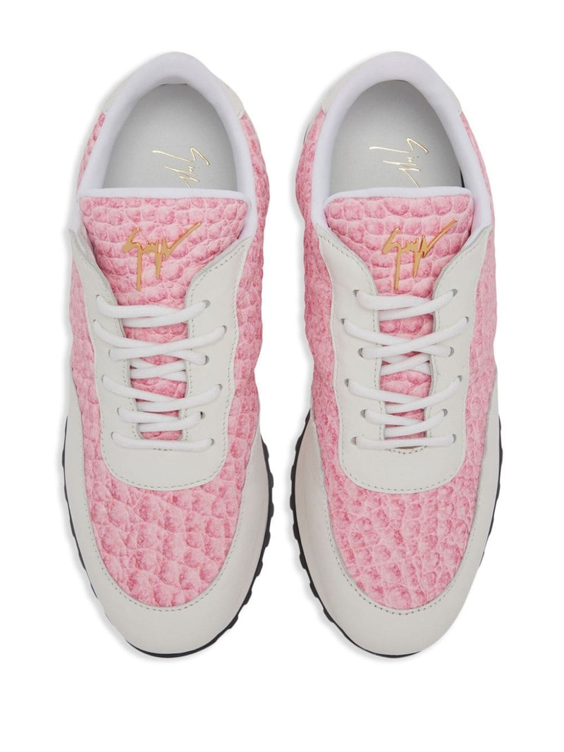 Jimi leather low-top sneakers 4