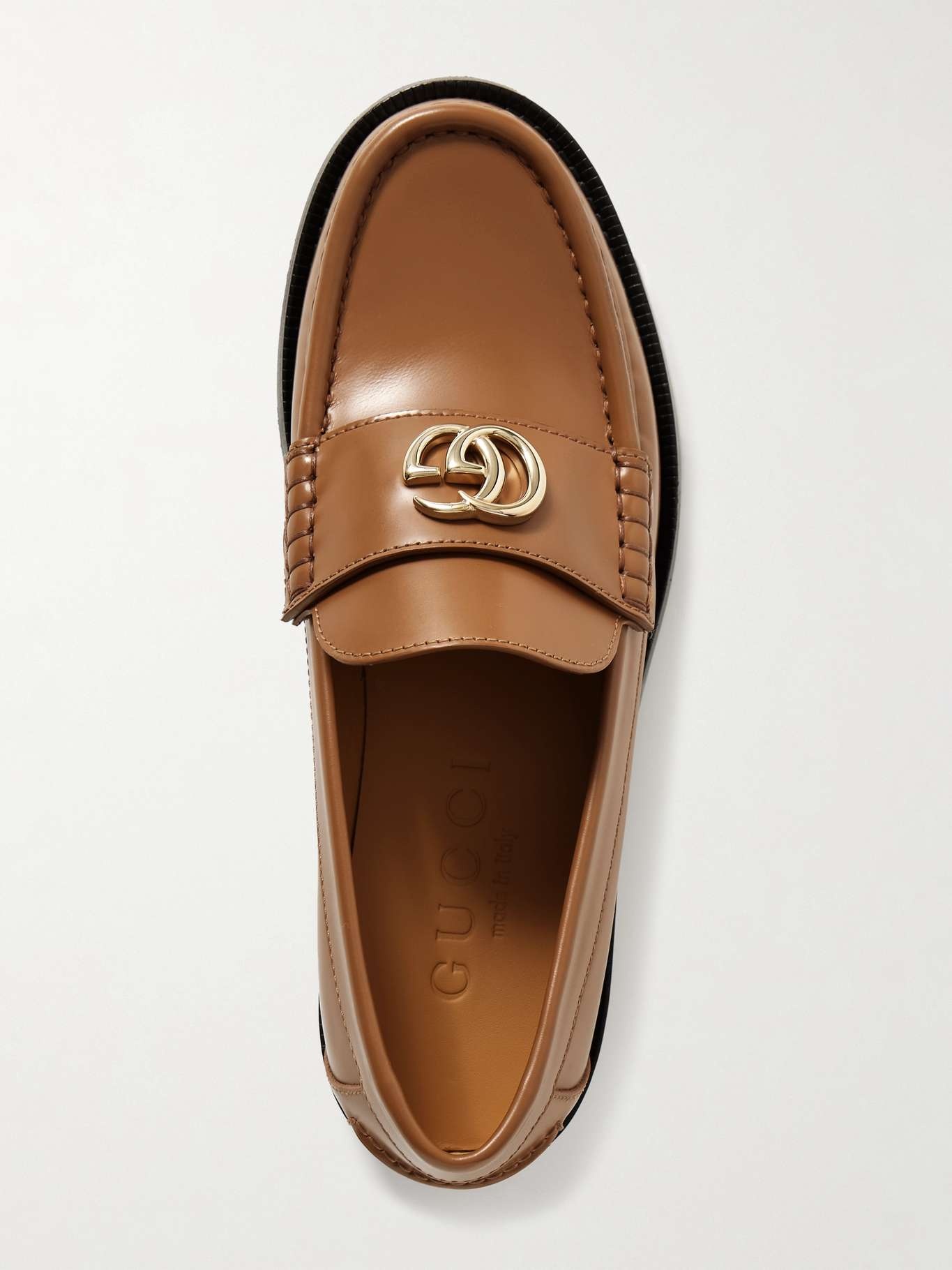 Marmont logo-embellished leather loafers - 5