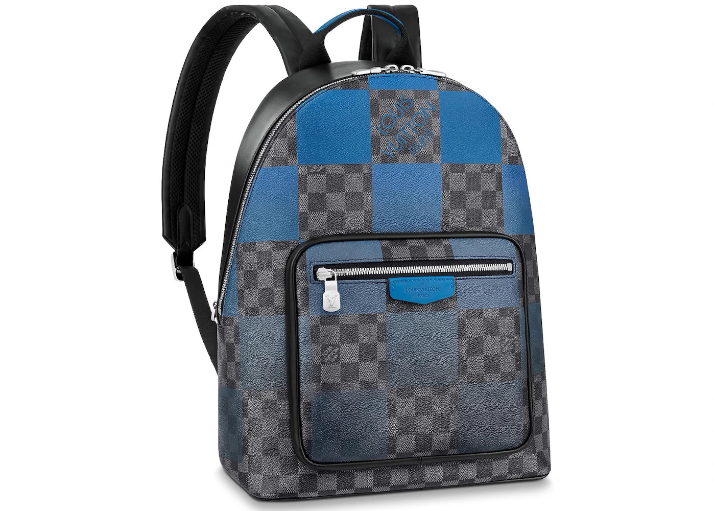 Louis Vuitton Josh Backpack Damier Graphite Giant Blue - 1