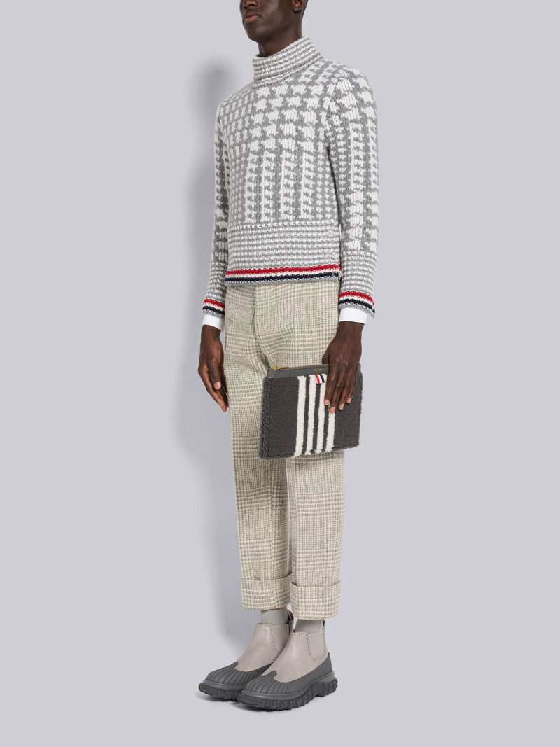 Curly Merino Shearling 4-Bar Small Document Holder 4