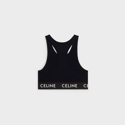 CELINE CELINE TECHNICAL JERSEY BRA TOP outlook