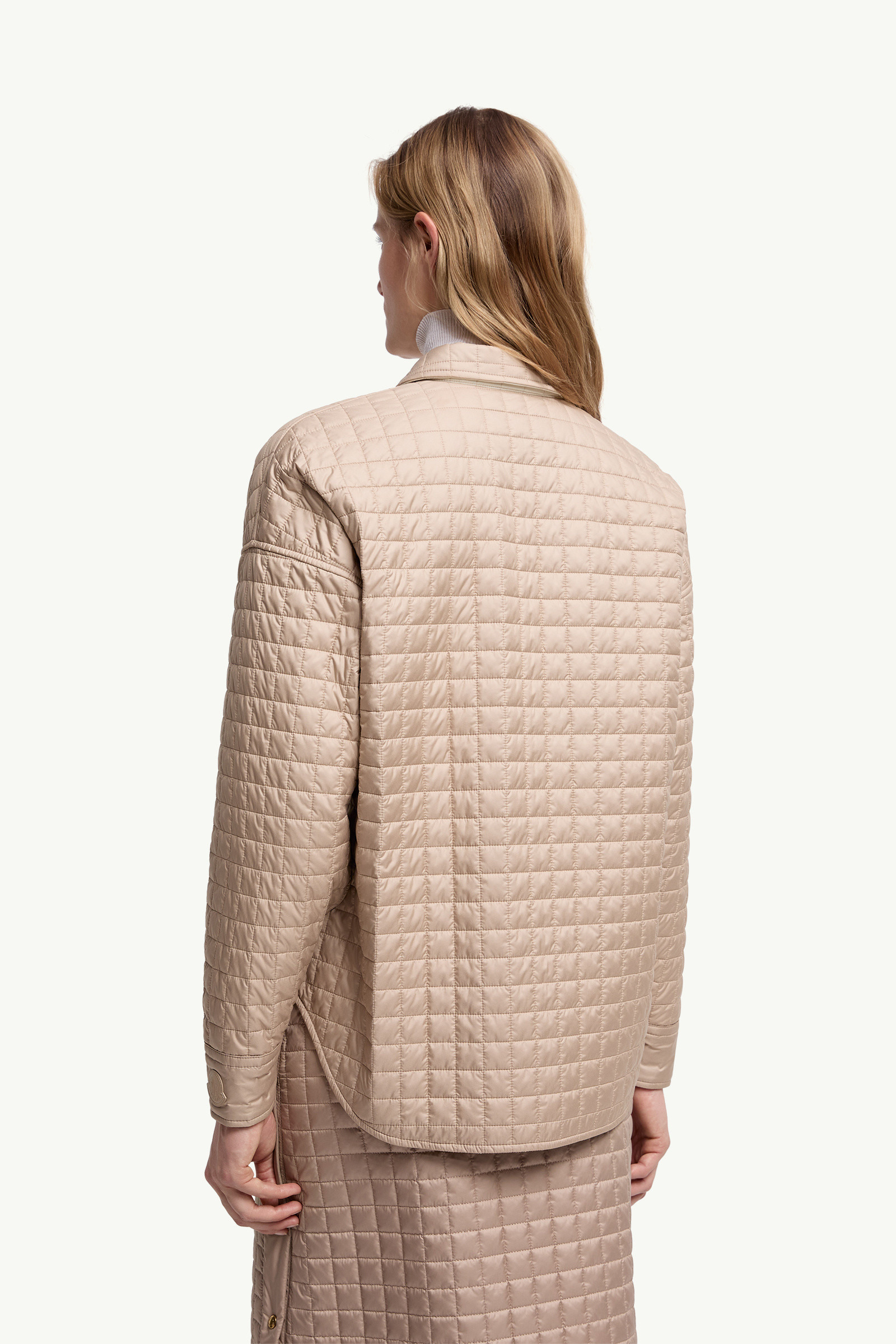 Square-Quilted Reversible Padded Shirt - 5