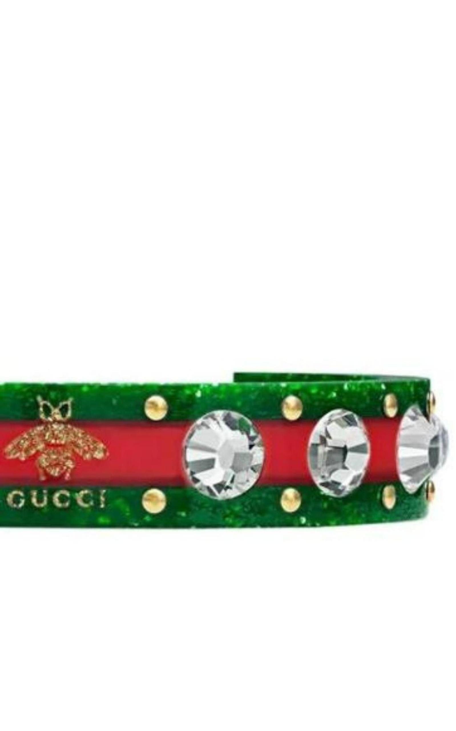 Vintage Web Cuff Bracelet With Crystals - 6