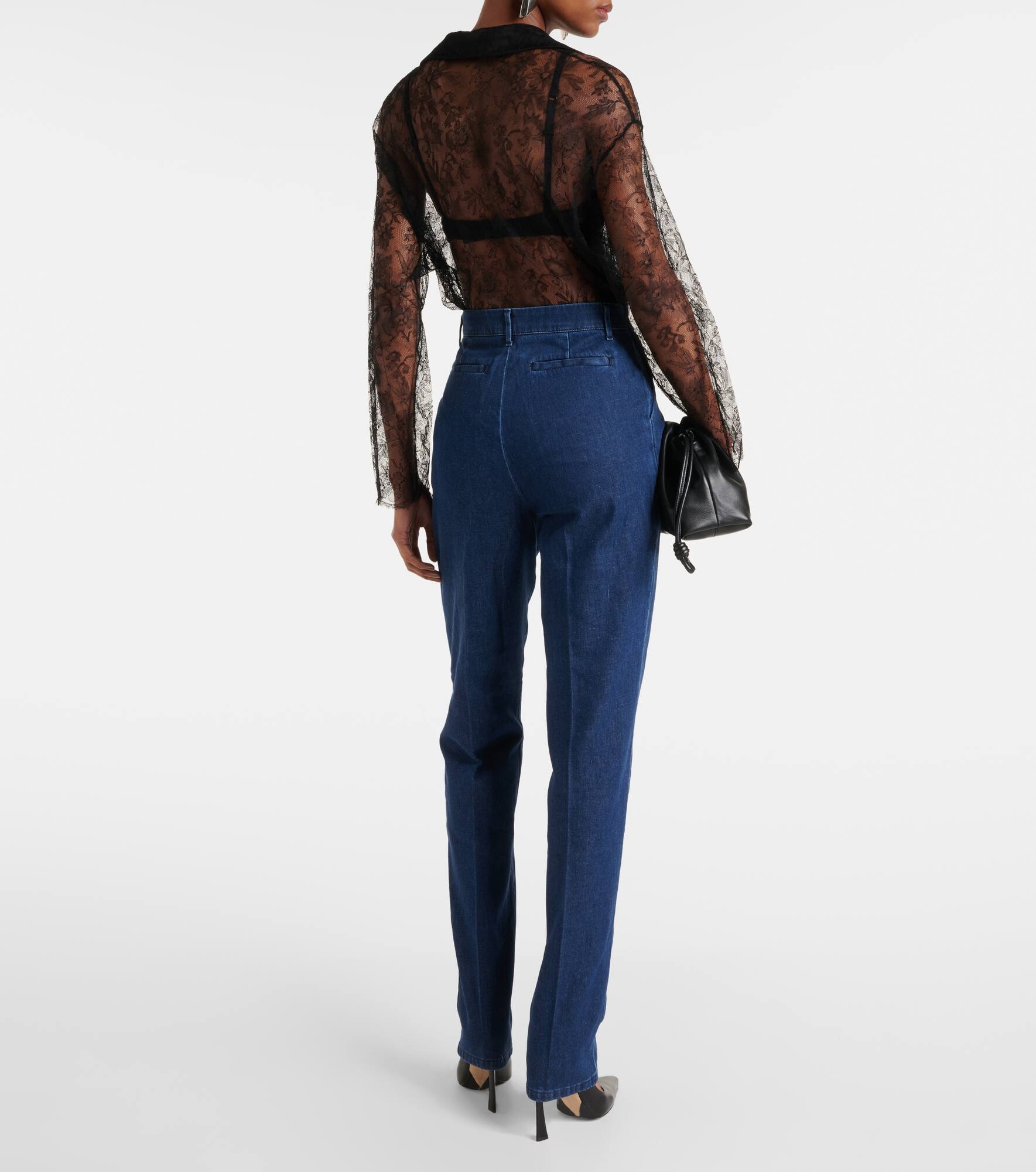 Maggie high-rise straight jeans - 3