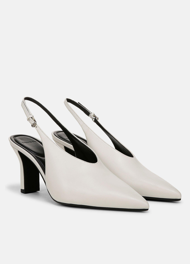 Devi Leather Slingback Pump 2