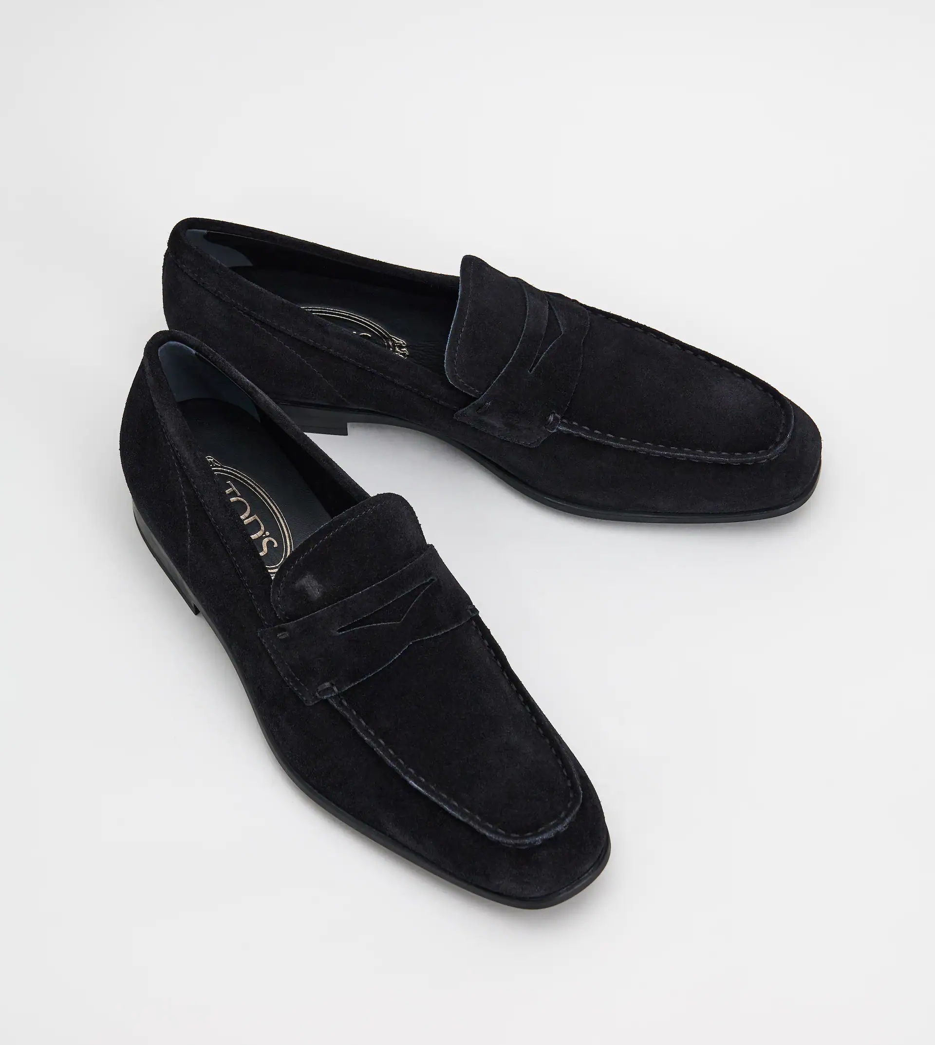 LOAFERS IN SUEDE - BLACK - 2