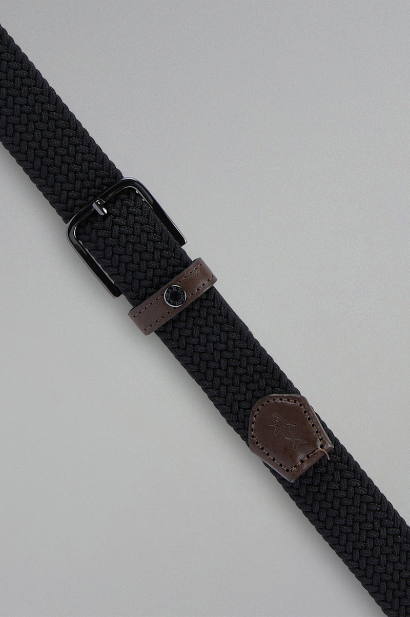 Paul & Shark LEATHER TRIMMED ELASTIC BELT outlook