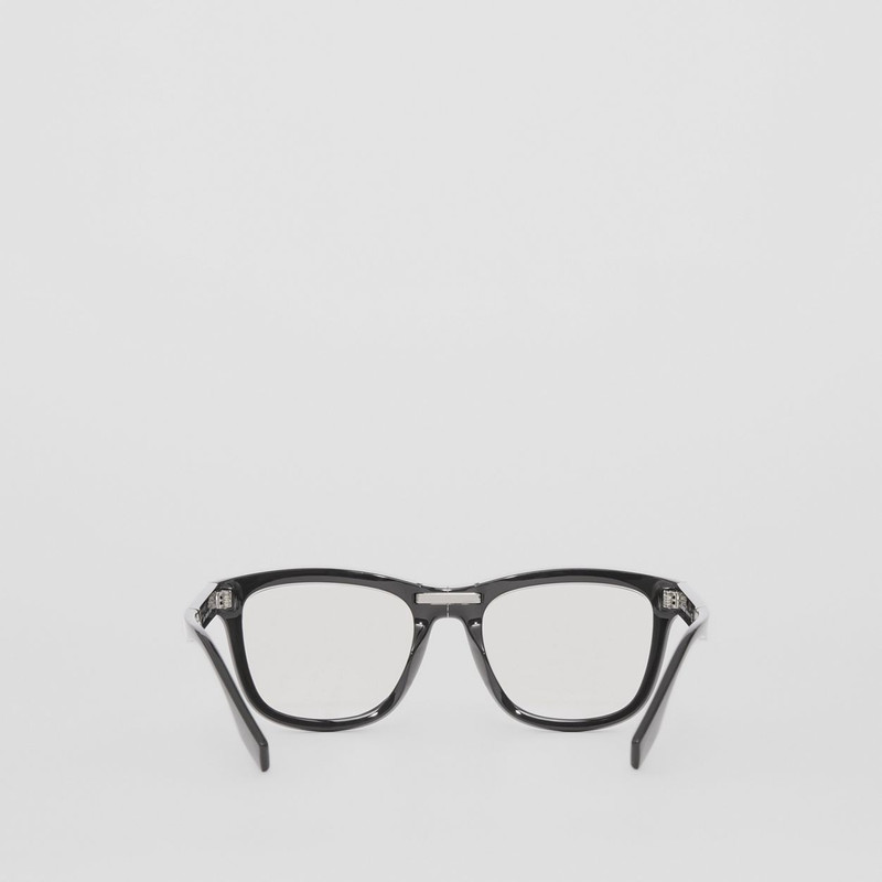 Logo Detail Square Frame Foldable Blue Light Glasses 5