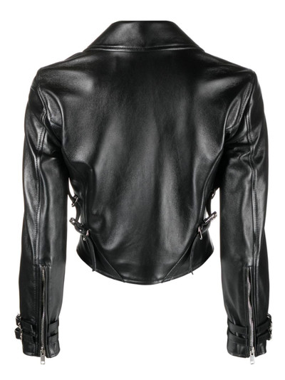 Givenchy leather cropped jacket outlook
