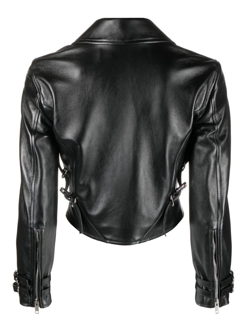 Givenchy leather cropped jacket outlook