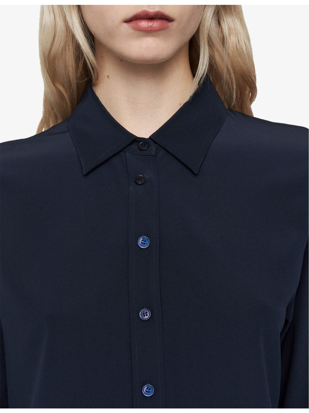 Relaxed-fit curved-hem silk shirt - 5