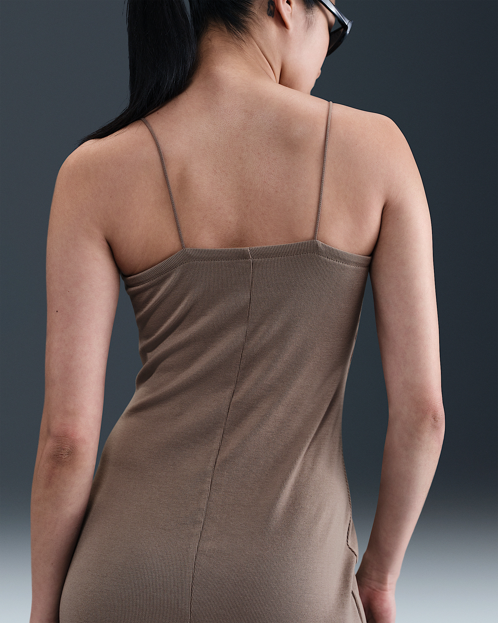 Nike Sportswear Chill Knit Women's Tight Mini-Rib Cami Dress - 3