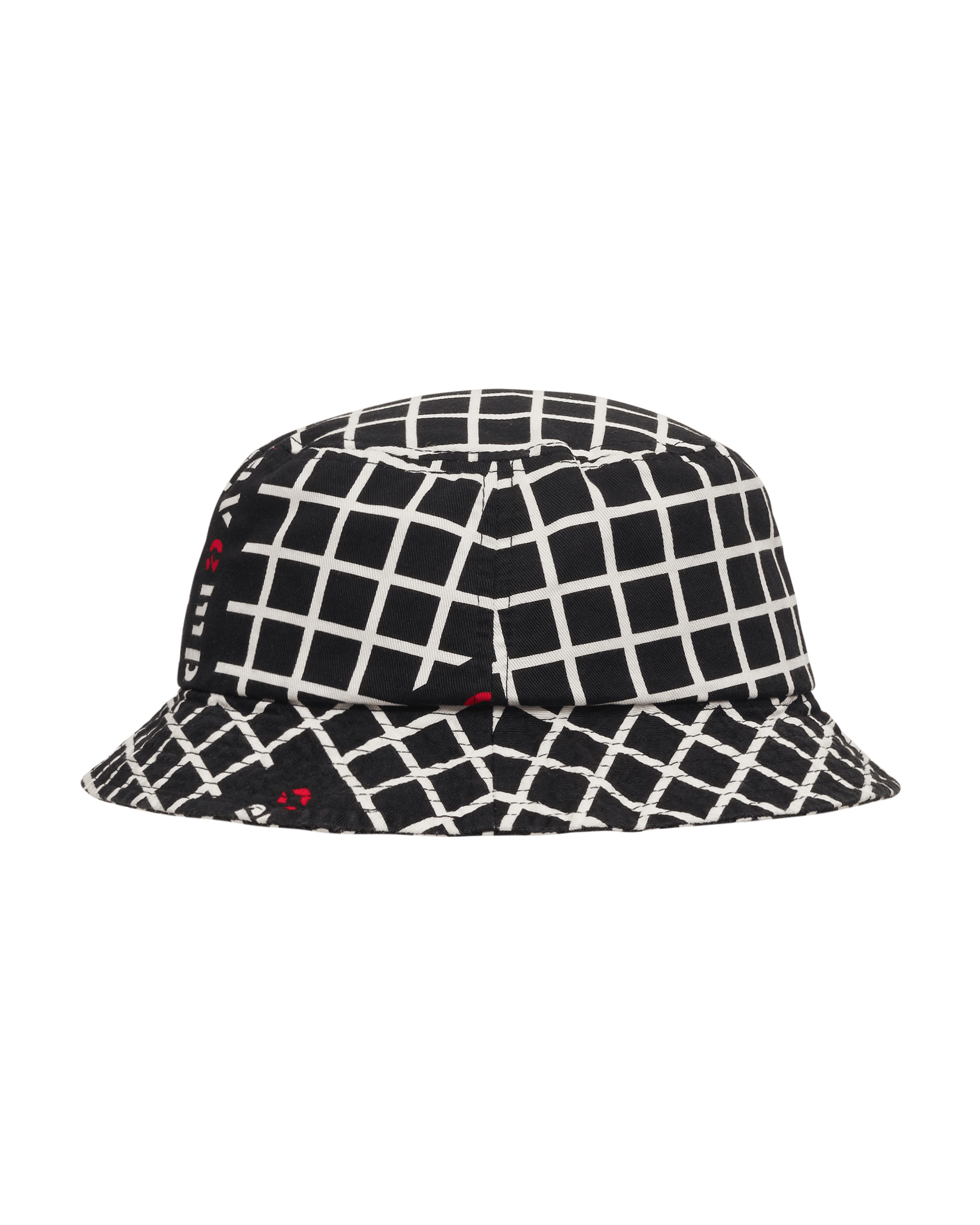 Grid Bucket Hat Black - 5