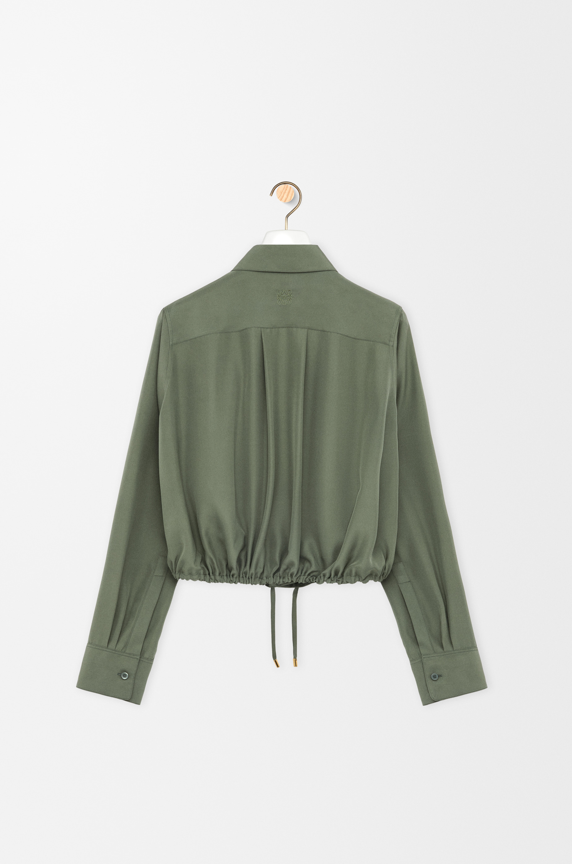 Balloon shirt in silk - 2