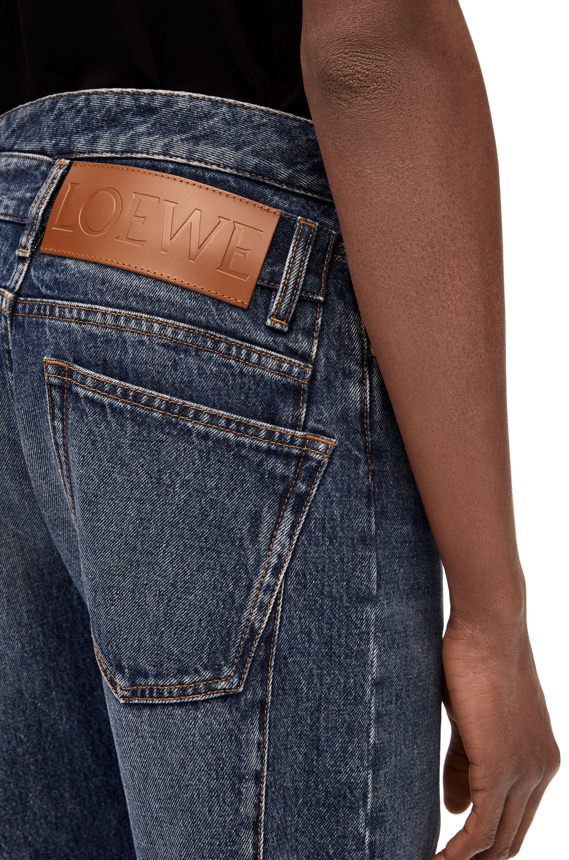 Deconstructed jeans in denim - 5