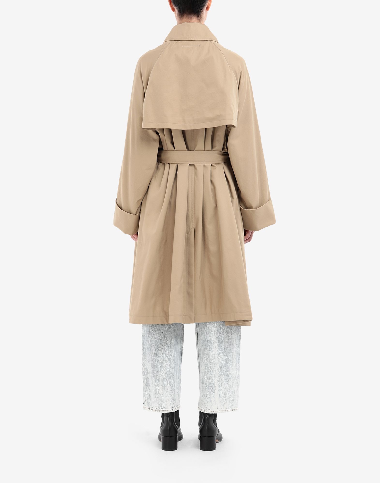 Oversized twill trench - 4