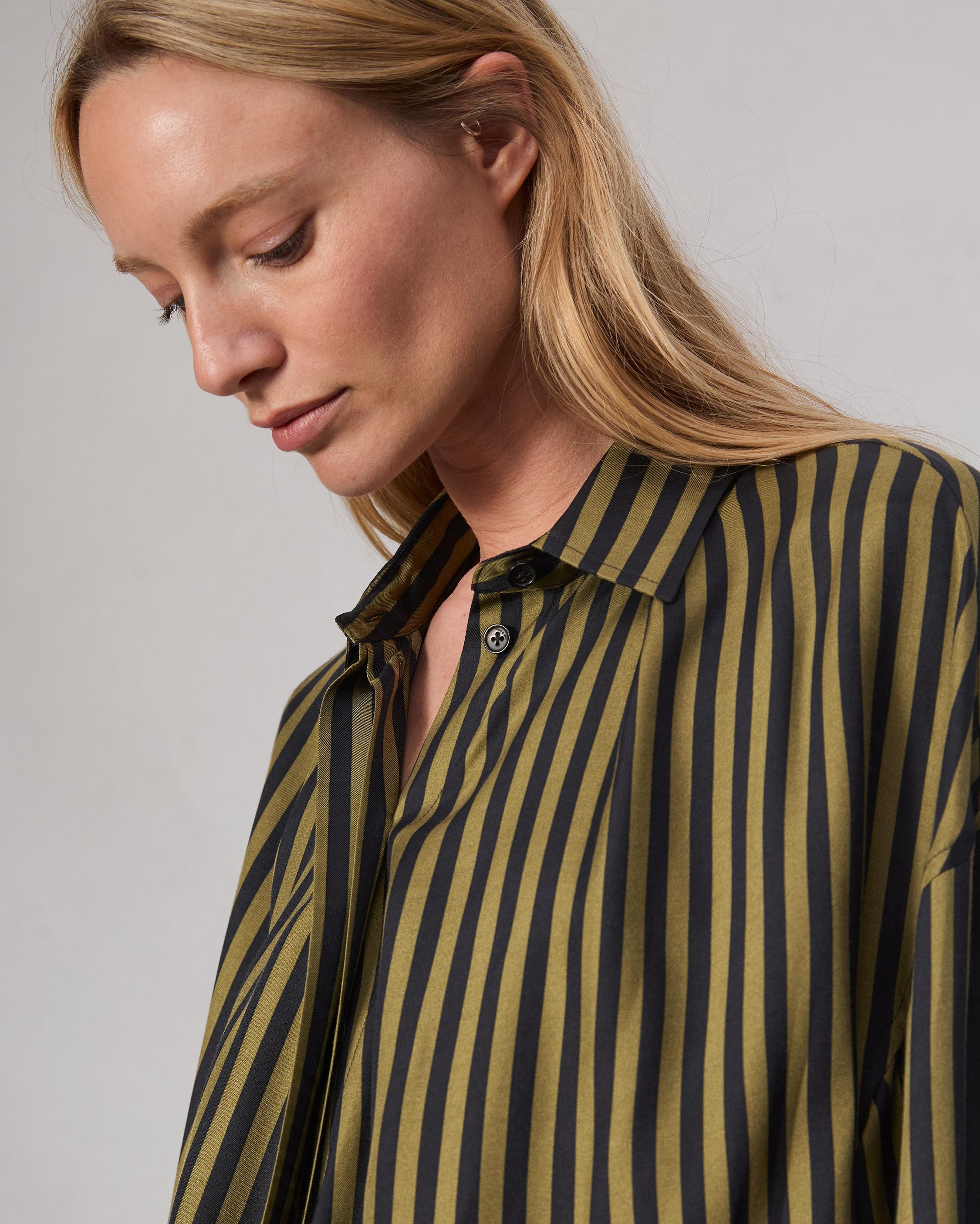 Martha Silk-Blend Shirt - 6